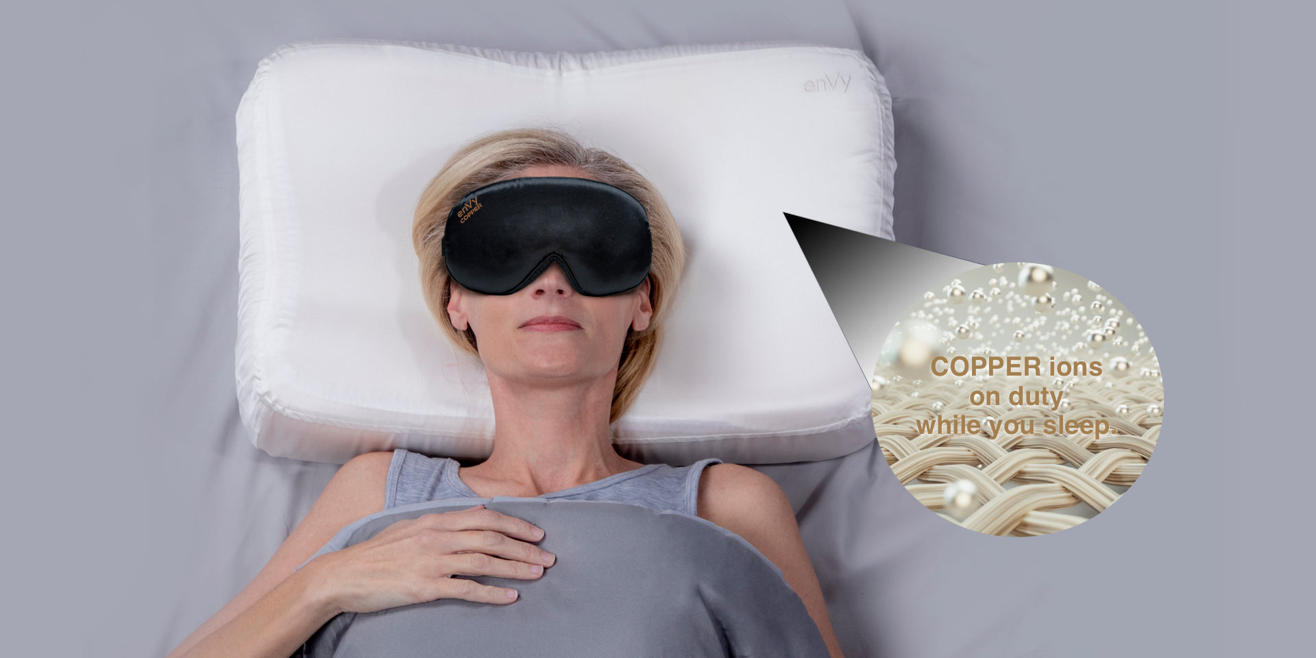 Anti Aging with COPPER Pillows and Products enVy Pillow