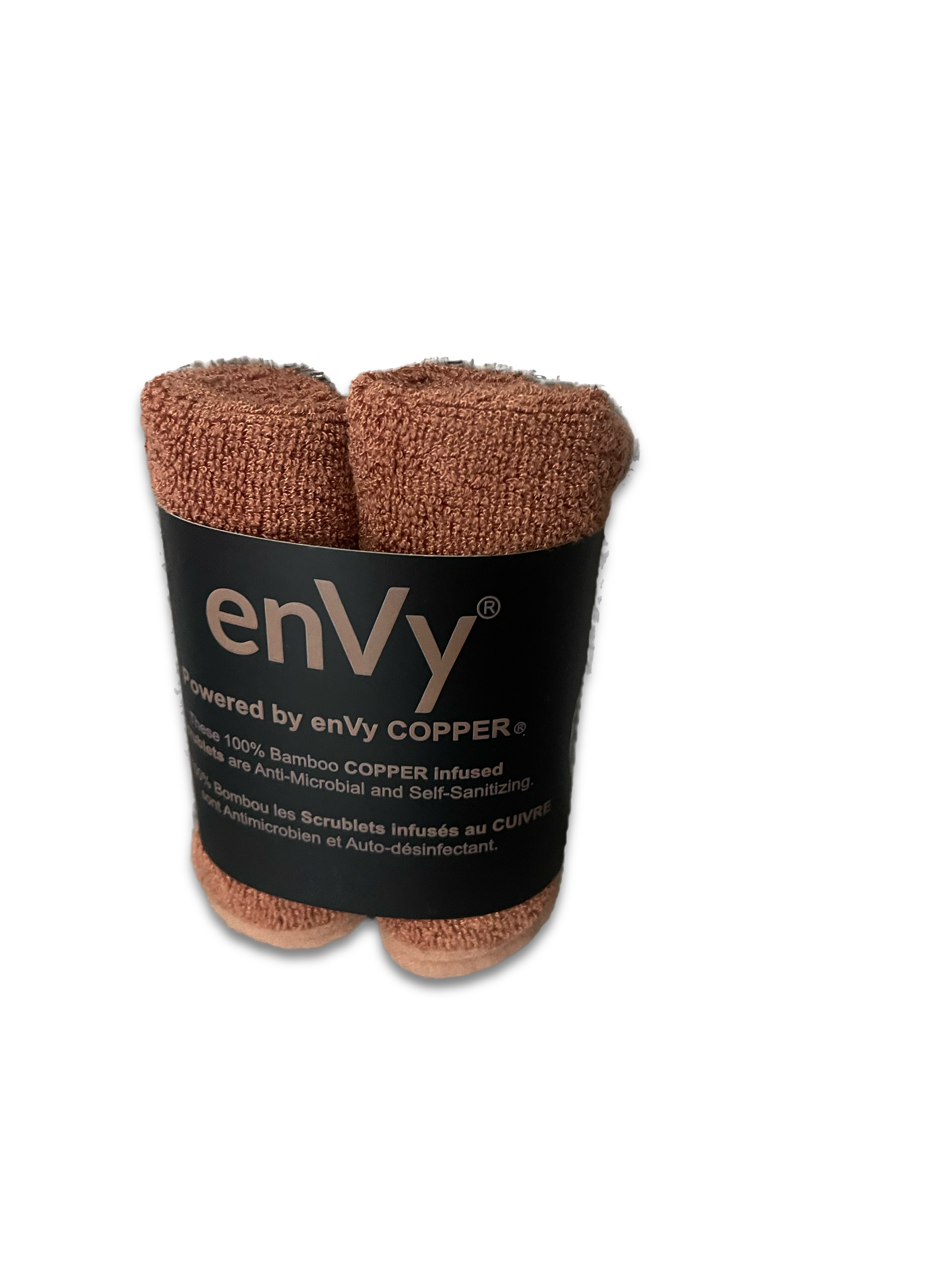 COPPER-infused Self Cleaning Washcloths - The Scrublets by enVy