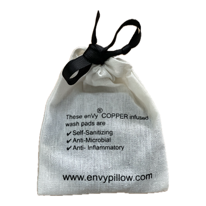 NEW enVy COPPER-infused Self Cleaning Makeup Removal Pads - enVy Pillow