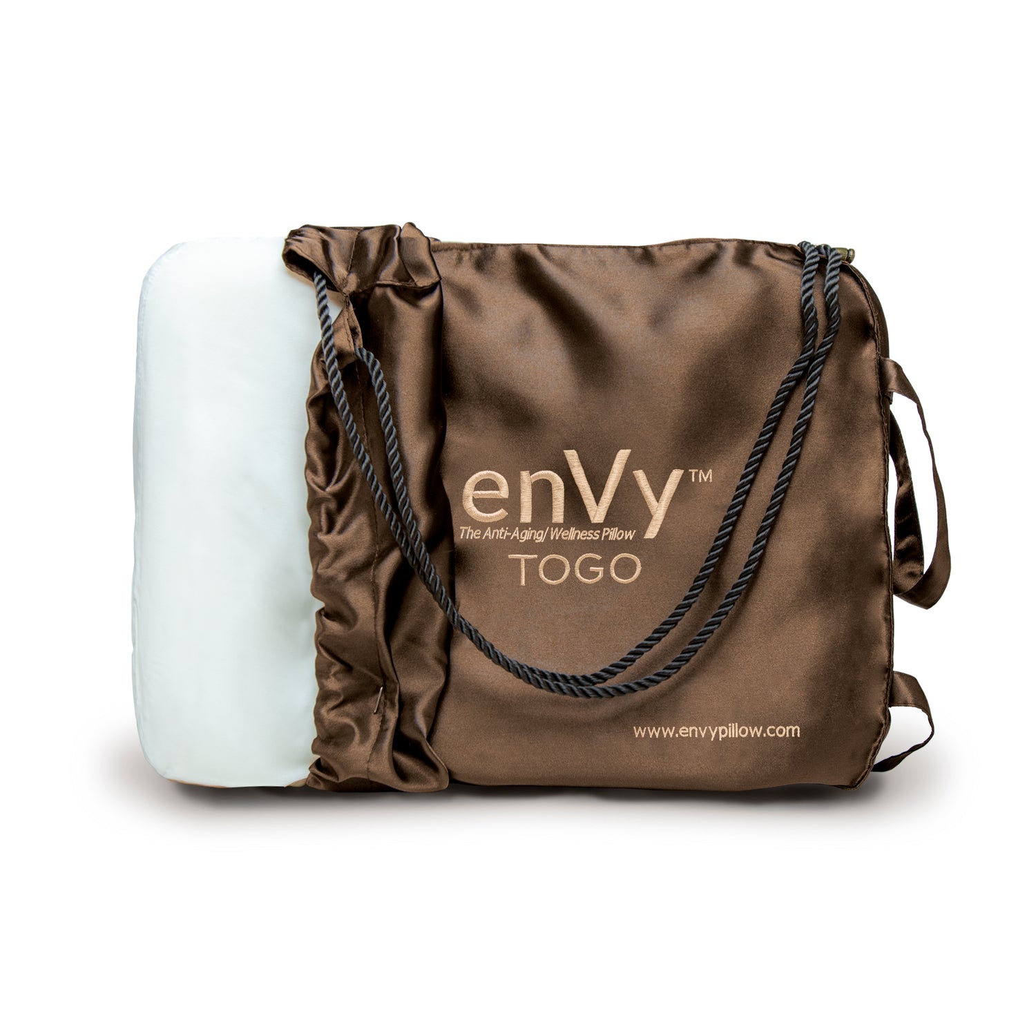 enVy® TO GO Travel Pillow (With COPPER infused Mulberry SILK Pillowcase ) - enVy Pillow