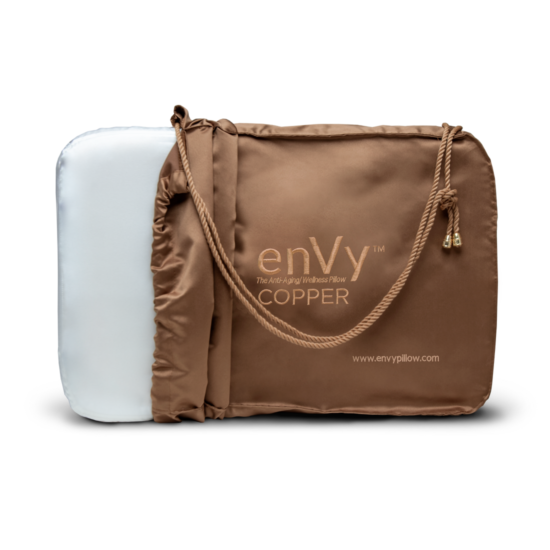 The enVy® COPPER + TENCEL™ 100% Natural Latex PROACTIVE-Aging Pillow