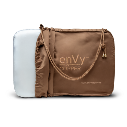 The enVy® COPPER + TENCEL™ 100% Natural Latex PROACTIVE-Aging Pillow