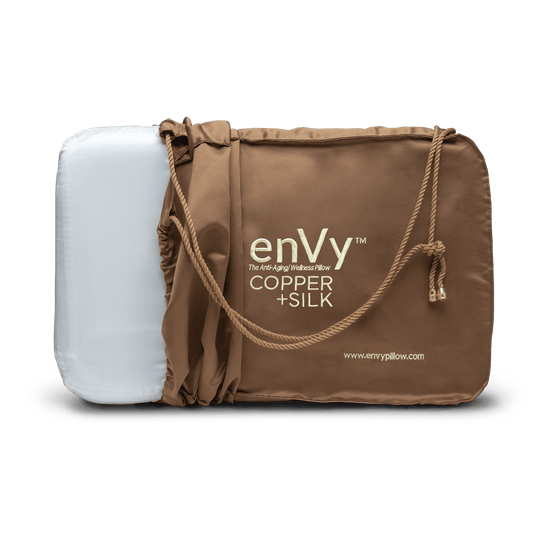 Natural Latex Pillow with COPPER infused SILK by enVy Pillow